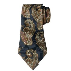 Vintage ZYLOS George Machado Italian Silk Paisley Neck Tie